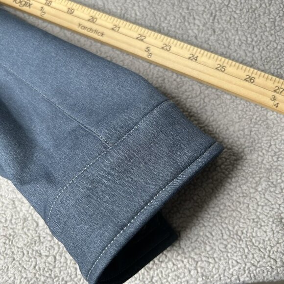 Kuhl Jacket Mens Medium Blue Softshell Full Zip Performance Outdoor Coat Hiking - Picture 12 of 15